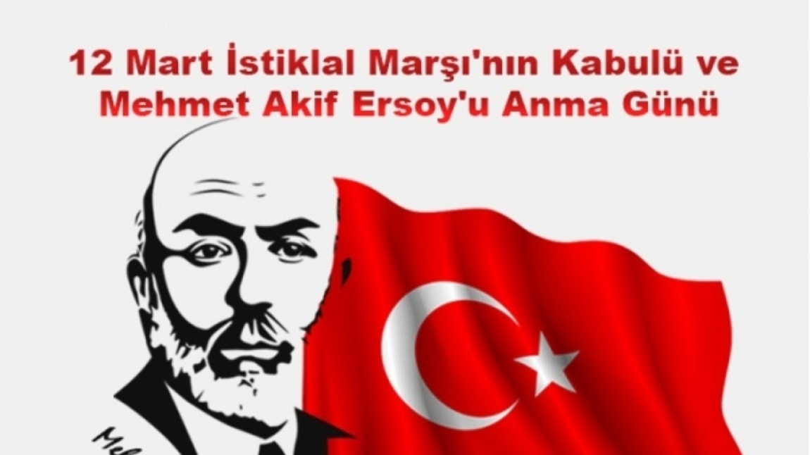 Milli Şairimiz Mehmet Akif Ersoy'u şükran ve minnetle anıyoruz.